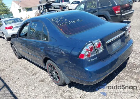 2003 Honda Civic Lx из США, поврежденный, VIN 2HGES15513H600084